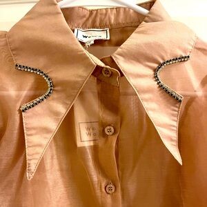 Very fancy transparent blouse